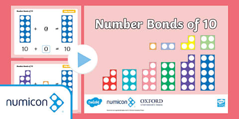 Numicon Shapes Number Bonds of 20 PowerPoint