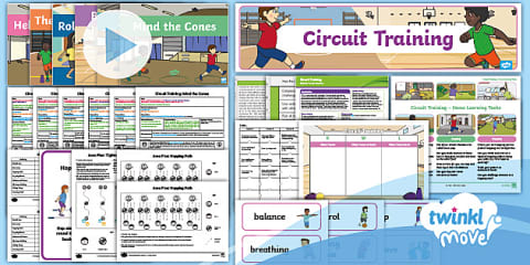 Twinkl Move PE - Year 4 Circuit Training: Lesson 4 - Core Exercises