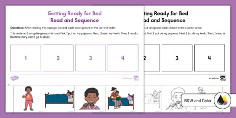 First Grade The Wet Dog CVC Read and Sequence Cut and Paste Activity