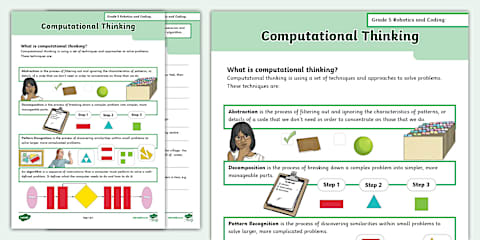 Grade 5 Robotics and Coding - Term 2 -Coding- Worksheet: Block-based ...