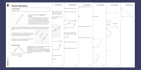 Vectors Exam Style Questions