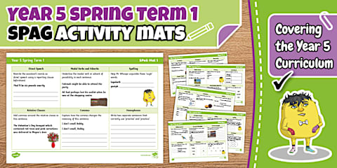 Year 5 Spring Term 2 SPaG Activity Mats