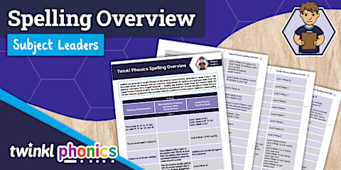 Twinkl Phonics Subject Leaders: Policy Template