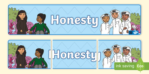 Honesty Display Lettering