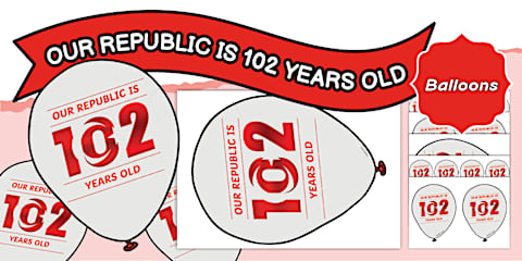 Cumhuriyetimiz 102 Yaşında Madalyalar
