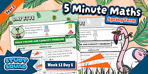 Study Squad 5 Minute Maths - Year 2 Spring - Week 7 Day 4