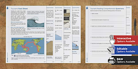Tsunami Experiment Instructions Sheet