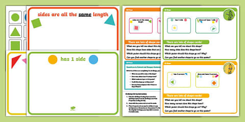 Preschool: Shapes: Shapes Activity Mat