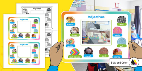 Food Adjectives Word Cards