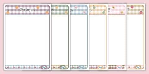 Checkered Charm Themed Letter of the Week Display Poster