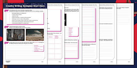 Dystopian Fiction Activity Pack for 6th-8th Grade