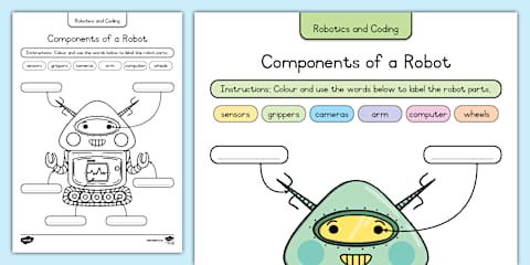 Grade 1 Robotics and Coding - Term 1 - Coding Worksheet: Sequencing ...