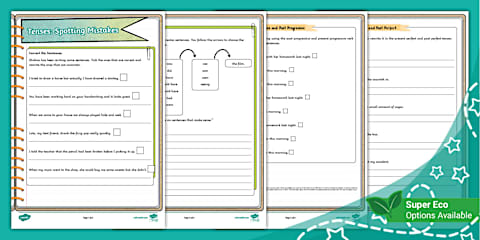 'Secrets the Sea Held' KS2 Recognising Verb Tenses and Forms SPaG ...