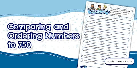 Ordiring Numbers Grade 3 Maths - Number Detectives: Describe, Compare and Order Numbers ...