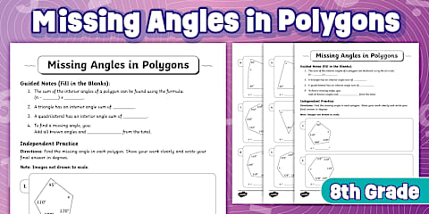 Seventh Grade Angle Calculations in Triangles