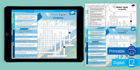 The Water Cycle Notes Worksheet for 6th-8th Grade