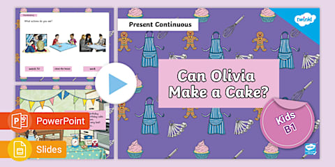 ESL Present Simple vs Present Continuous Cards [Kids, A1]