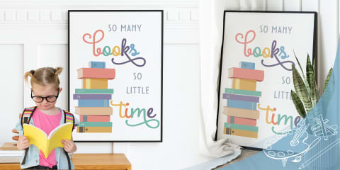 Reading Corner Pastel Posters Pack