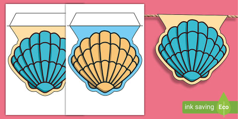 Sea Shell Display Cut-Outs