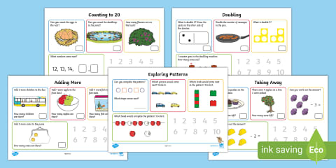 EYFS Maths Problem-Solving Cards