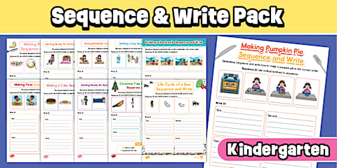 Kindergarten Personal Narrative Writing Prompt Worksheets