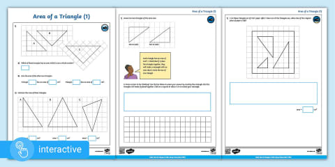 Area of a Triangle Activity Sheet