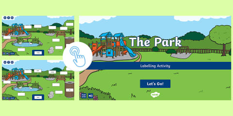 Playground Equipment Interactive Labelling Activity