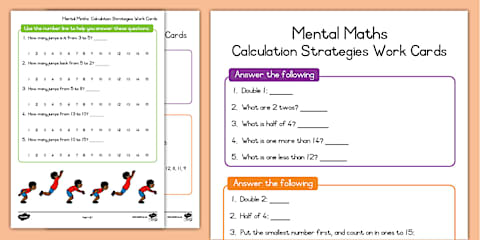 Grade 1 Maths: Mental Maths: Calculation Strategies: Term 4