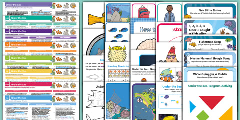 EYFS Under the Sea Continuous Provision Planning Ideas and Resource ...