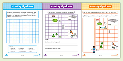 Coding Concepts- Creating Algorithms Activity Pack