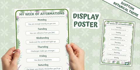 Muted Botanical Theme Confirmation Display Bunting