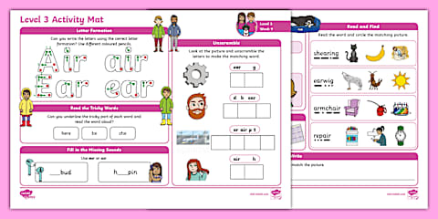 Level 3 Week 6 Activity Mat