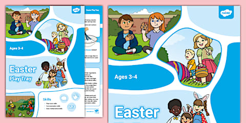 Northern Ireland EYFS Age 2-3 Play Tray: Easter