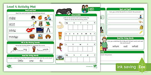 Level 4 Week 3 Activity Mat