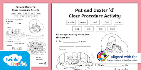 Pip and the Shed Cloze Procedure Activity