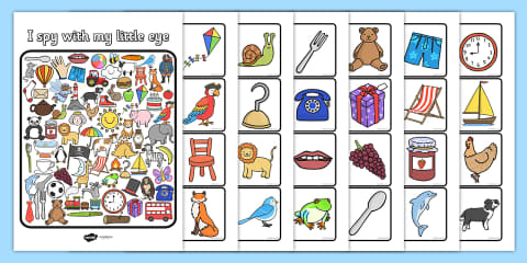 I Spy With My Little Eye Activity Pack