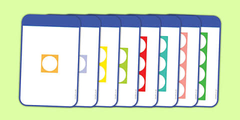 Numbers 1 - 20 with Numicon Shapes Loop Cards
