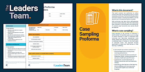 Quick Look: Using Case Sampling to Meet the Standard