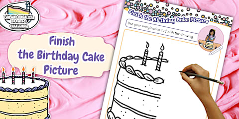 All Things Spring Colour and Count Worksheet