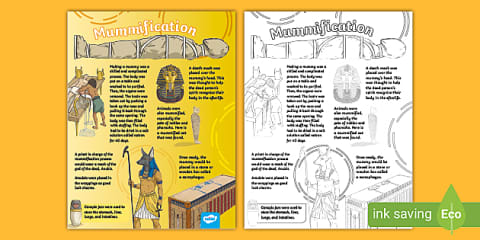 Ancient Egyptian Mummification Process Poster