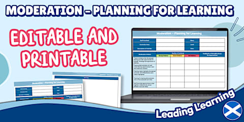Moderation Audit - Learning Intentions and Success Criteria Editable ...
