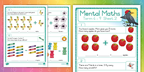 Grade R Maths - Term 4 -Numbers, Operations and Relationships - Mental ...