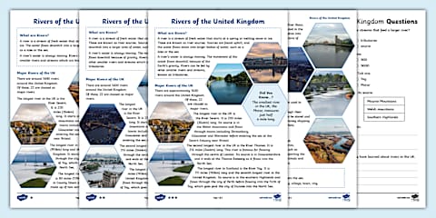 United Kingdom Rivers Labelling Activity