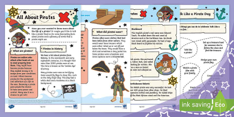 KS1 Pirates Reading Comprehension