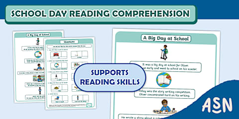Daily Routines Reading Comprehensions with Visual Supports Pack