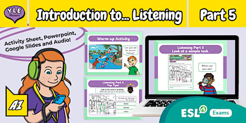 YLE Movers - Introduction to Listening Part 1 [A1]