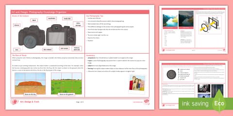 Label Parts of a Camera Worksheet