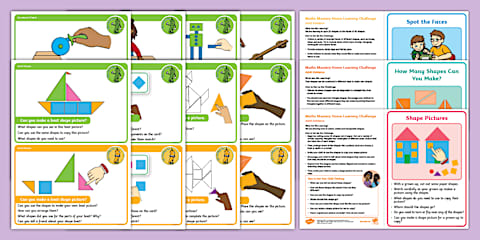 Tangram Puzzle Cards