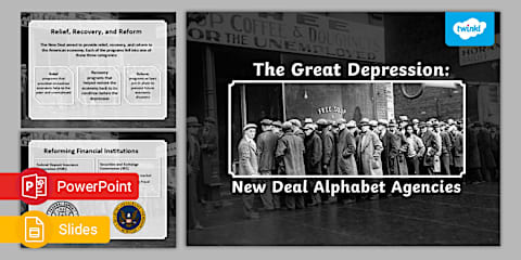 Great Depression PowerPoint & Google Slides for 6th-8th Grade