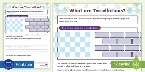 Grade 4: Maths - Tessellations - Term 3 - Pattern Challenge (CAPS Aligned)